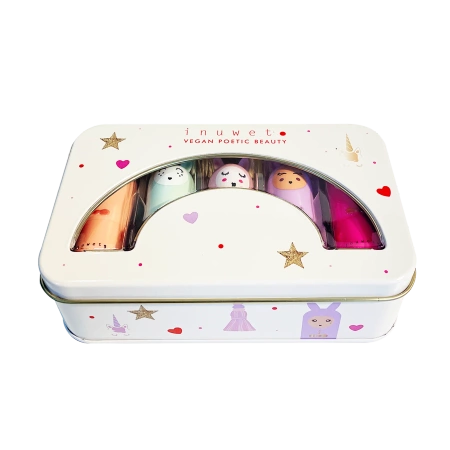 Inuwet Zestaw balsamów do ust – Rainbow Deluxe Box