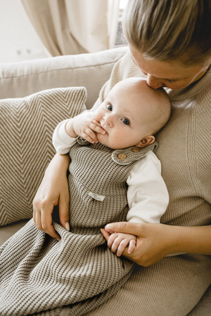  Śpiworek do spania Baby-Mäxchen dzianinowy 1,0 TOG