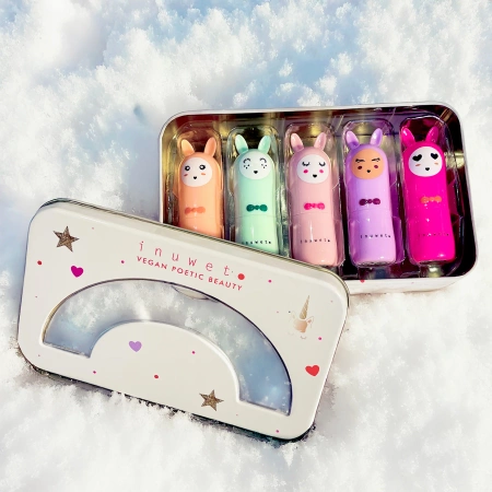 Inuwet Zestaw balsamów do ust – Rainbow Deluxe Box