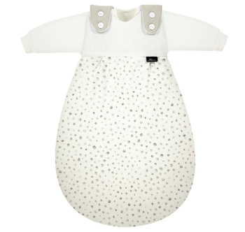 Śpiworek niemowlęcy Baby-Mäxchen 2-elementowy Jersey Aqua Dot 2.5 TOG