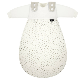 Śpiworek niemowlęcy Baby-Mäxchen 3-elementowy Jersey Aqua Dot 2.5 TOG