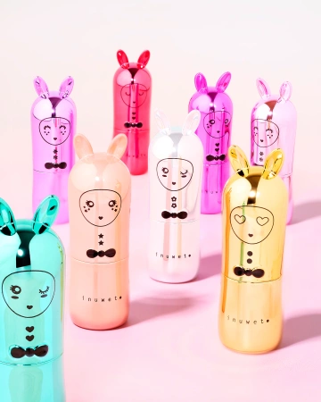 Zestaw prezentowy trzech balsamów do ust dla dzieci Rainbow